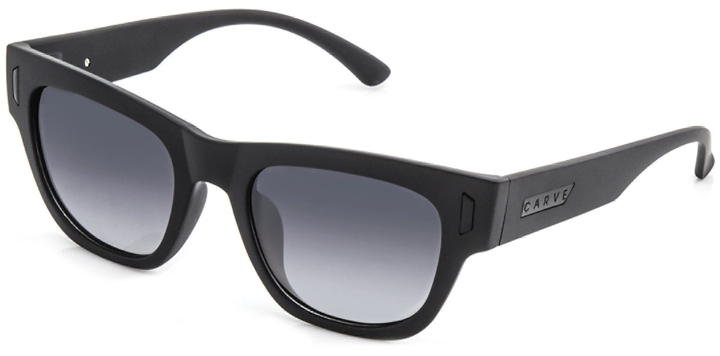 Marley - Gray Polarized Matte Black Frame Sunglasses