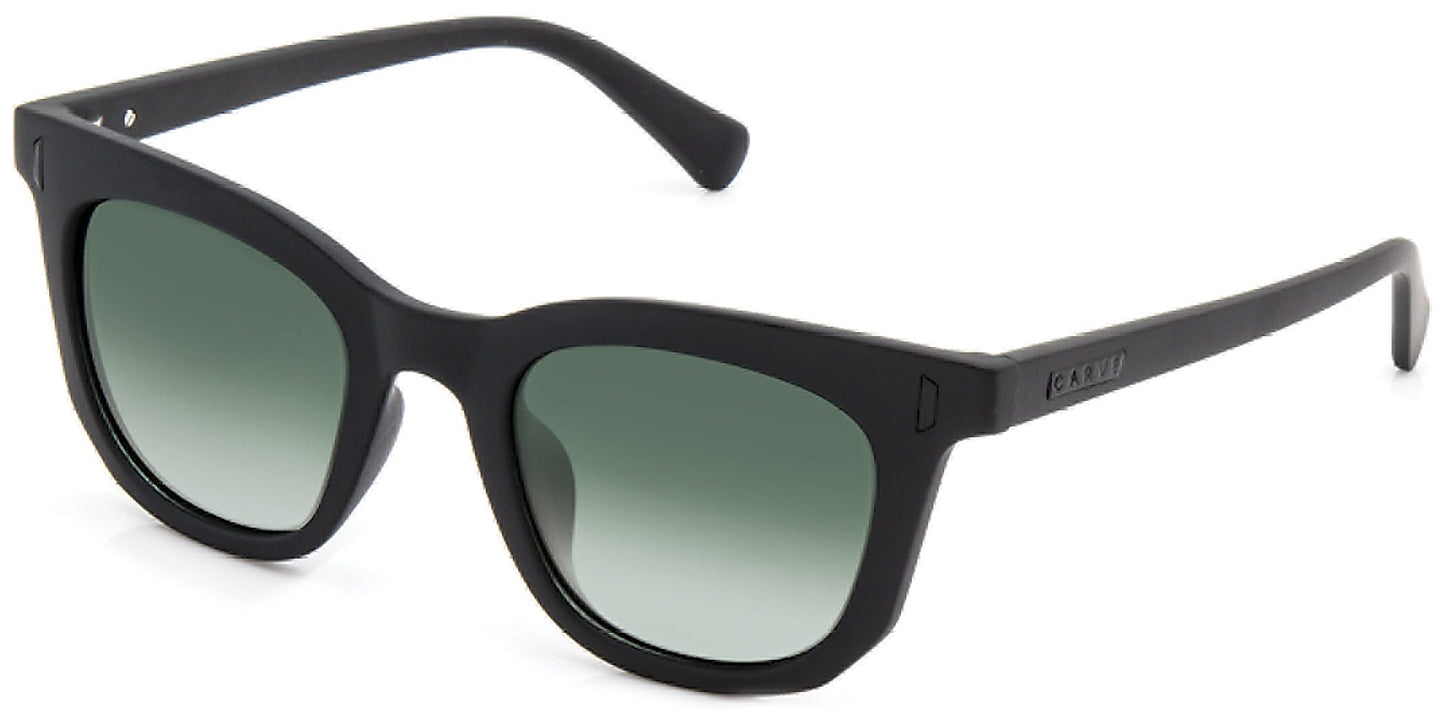 Nelson - Green Polarized Matte Black Frame Sunglasses